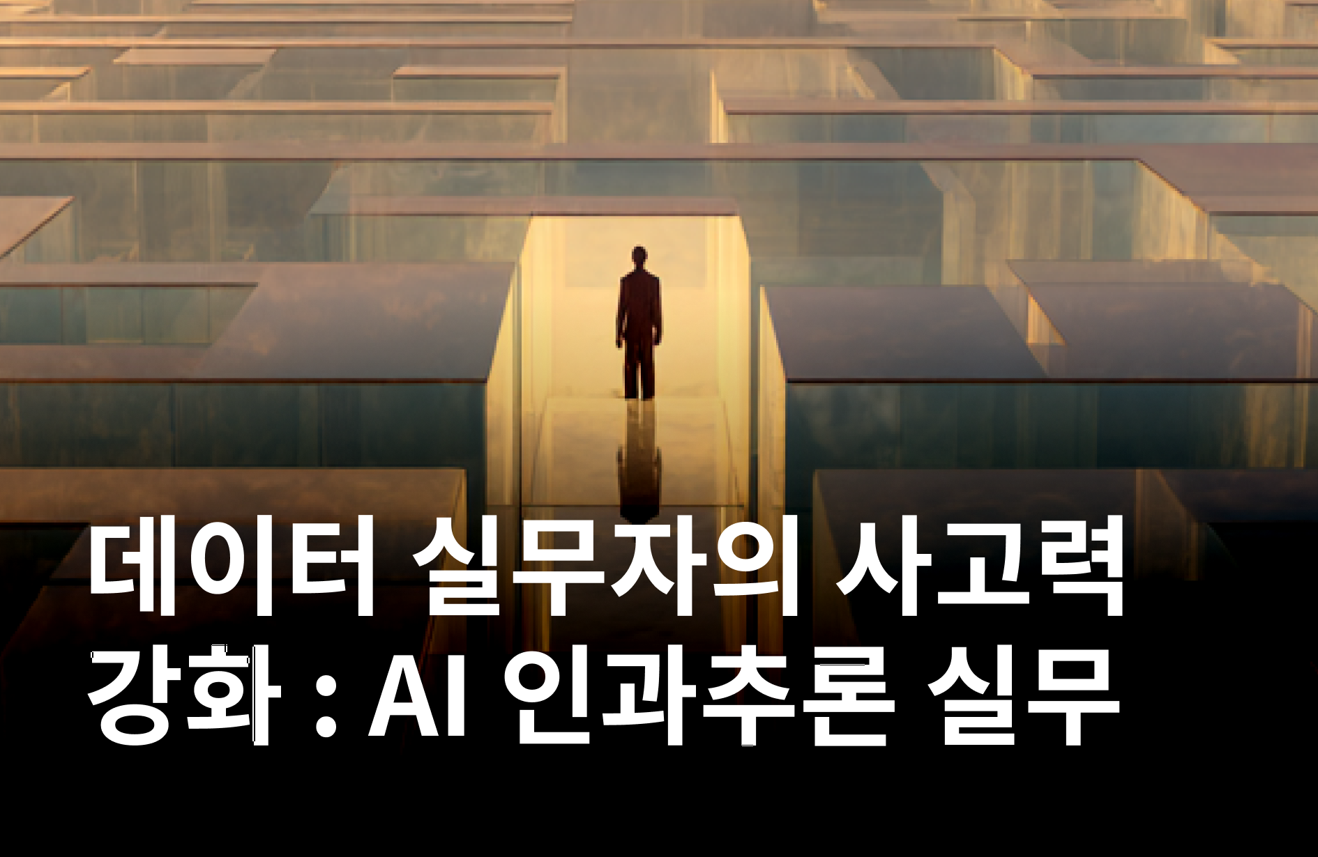 데이터 실무자의 사고력 강화 : AI 인과추론 실무
